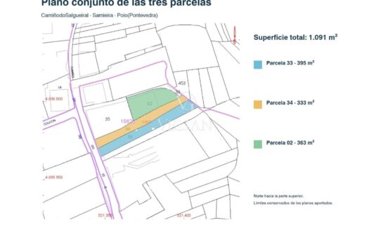 Parcelas · Poio